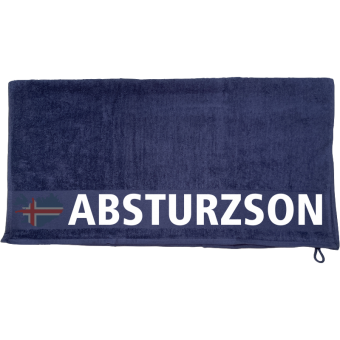 Absturzson - Island Handtuch 