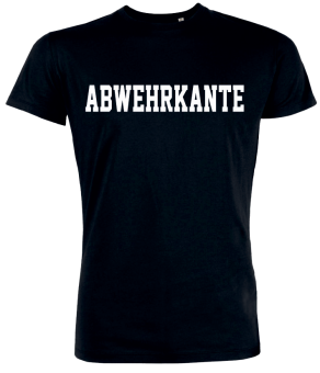 Abwehrkante - Shirt black 