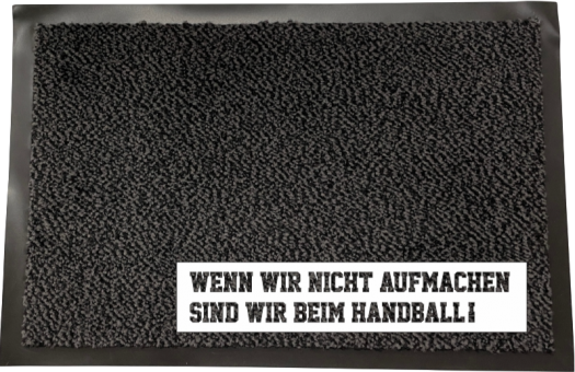 Fußmatte "Wenn wir nicht aufmachen" 