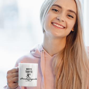 Beste Tante und Handballlegende Tasse 