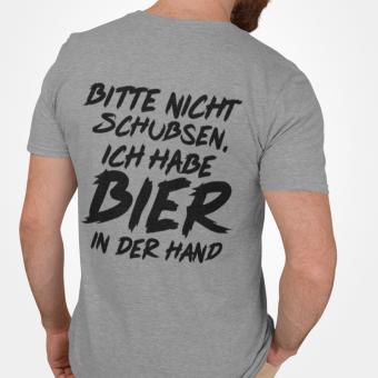 Schubs mich nicht! - Shirt heather grey 