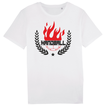 Handball Fire Shirt - white 