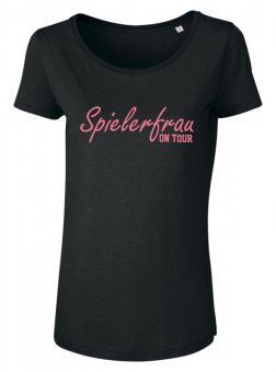 Spielerfrau Ladies Shirt black rosé gold 