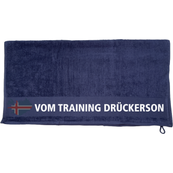 Vom Training Drückerson - Island Handtuch 